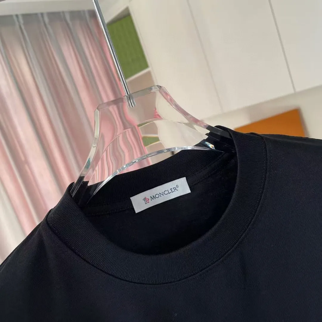 Moncle* 2025 New Arrival logo 300 t Same Style Size：S M L XL XXL ：Black White Red Gray